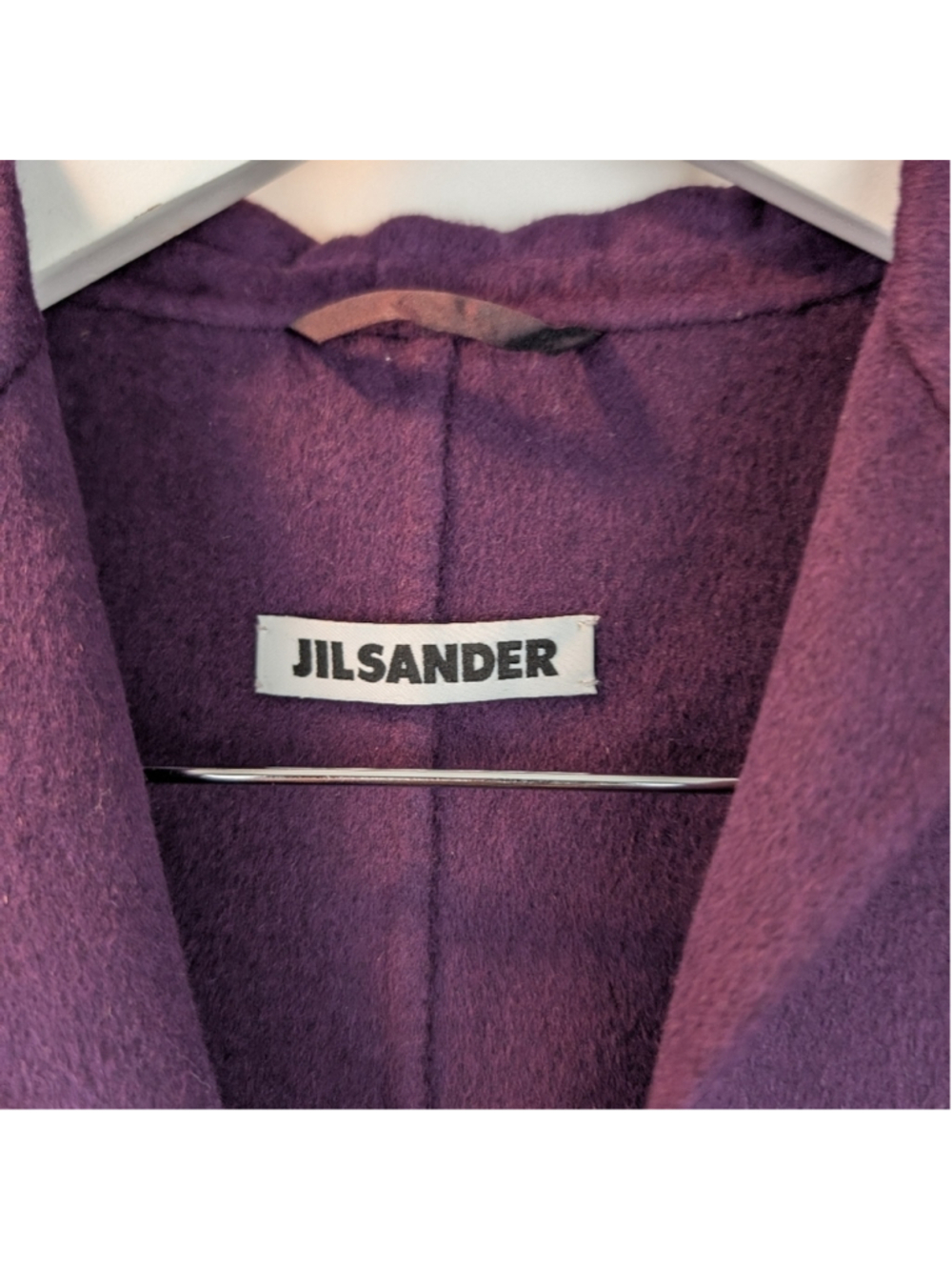 Jil Sander Purple Wool Blend Women's Jacket Size 8(38) In EUC - Picture 5 of 11
